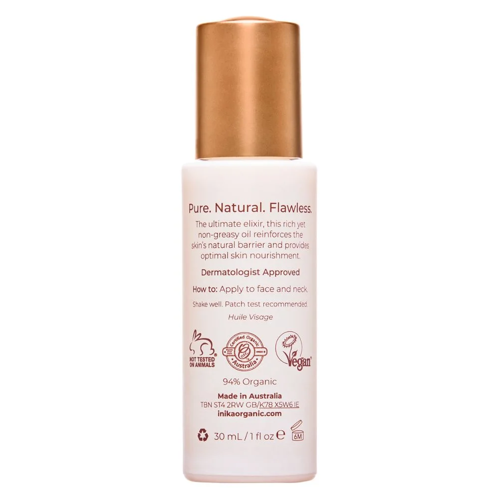 Inika Organic Phyto Active Pleťový olej s rostlinnými výtažky 30 ml