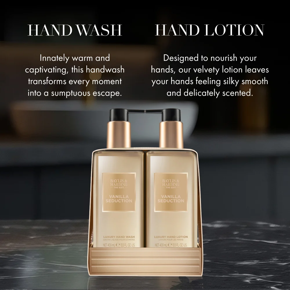 Baylis & Harding The Edit Sada péče o ruce Vanilla Seduction 2x400 ml