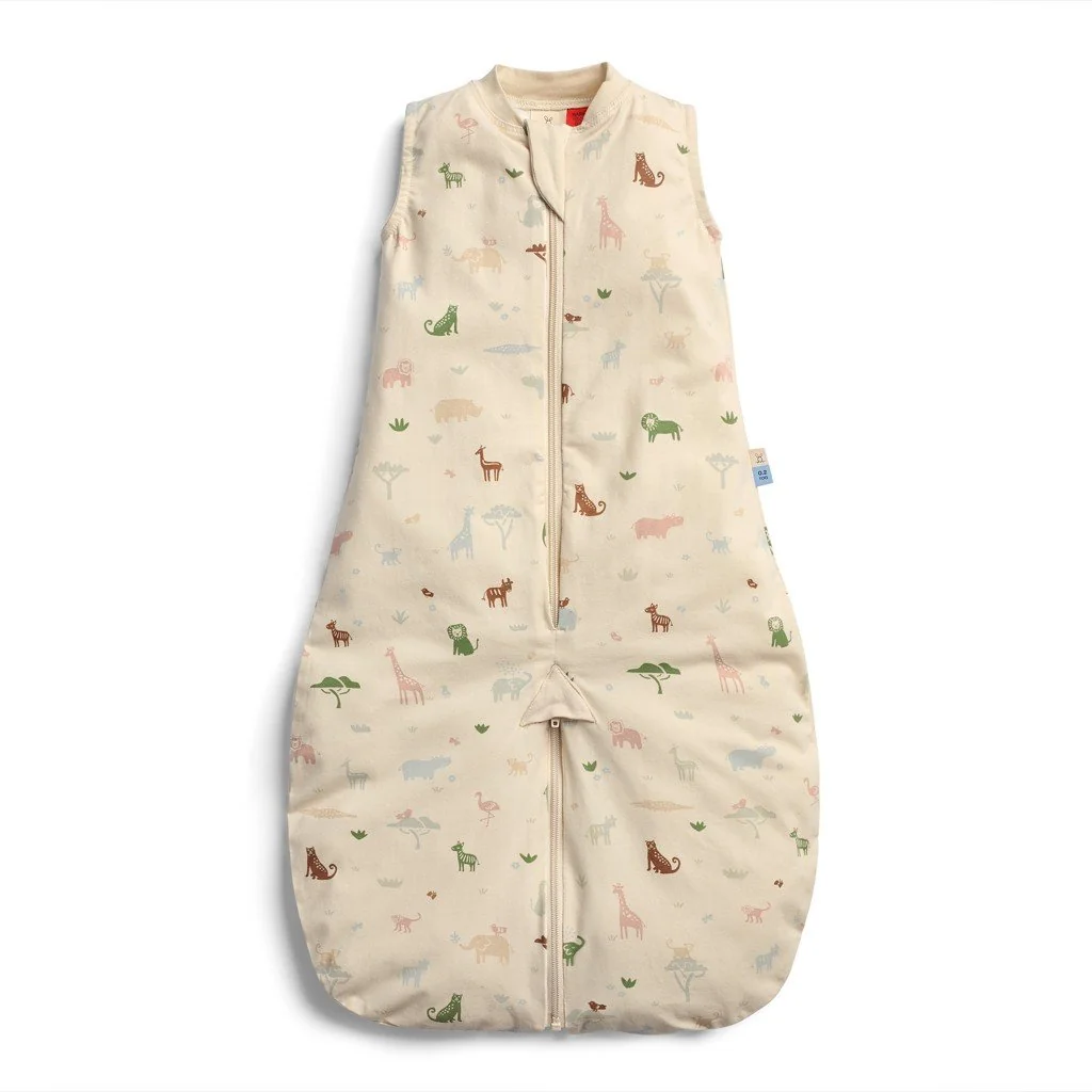 ergoPouch Vak a overal na spaní 2v1 Suit Savannah 8-24 m, 8-14 kg, 0,2 tog