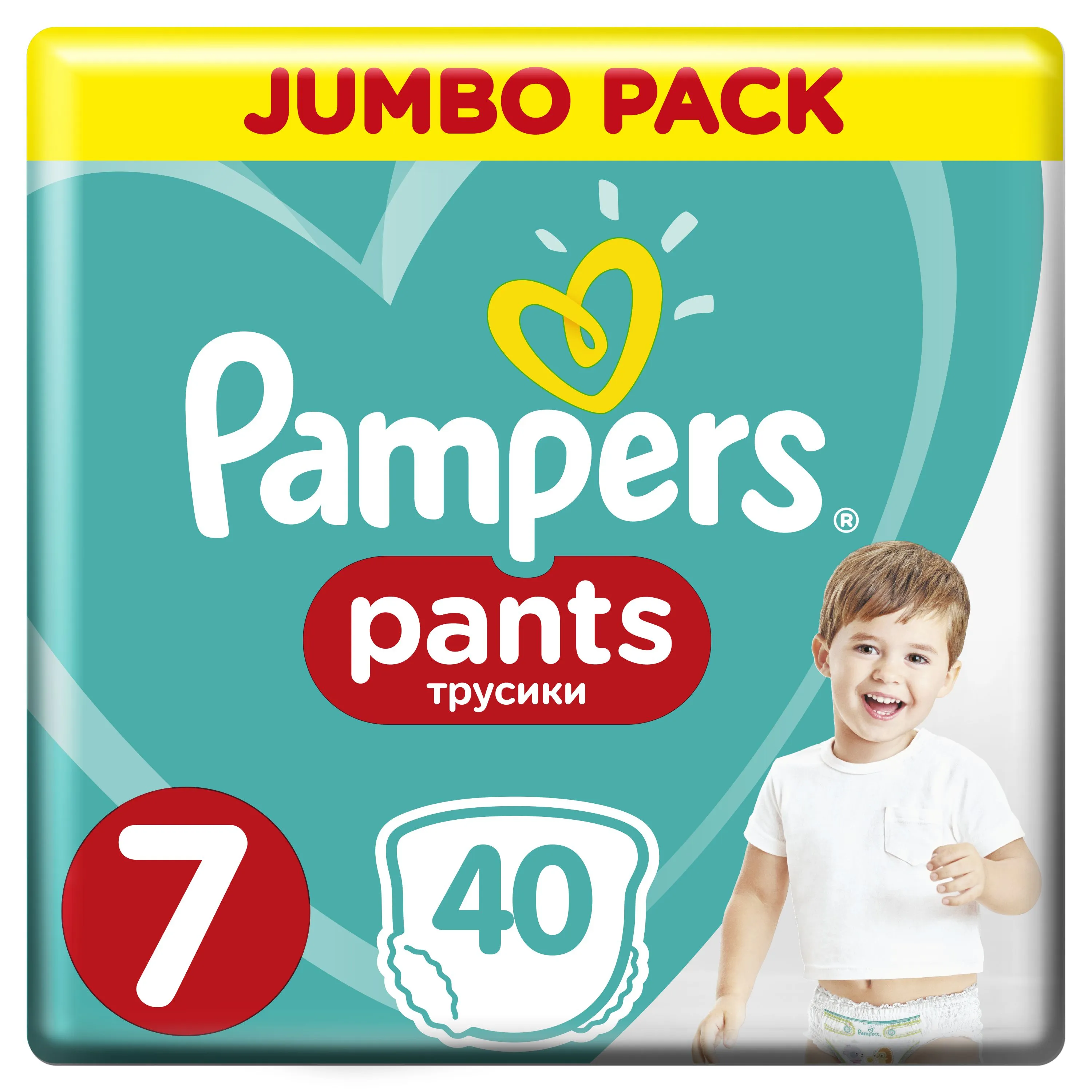 Pampers Pants vel. 7 kalhotkové plenky 40 ks