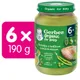 Gerber Organic Brokolice, hrášek a krůtí maso BIO 6m+ 6x190 g
