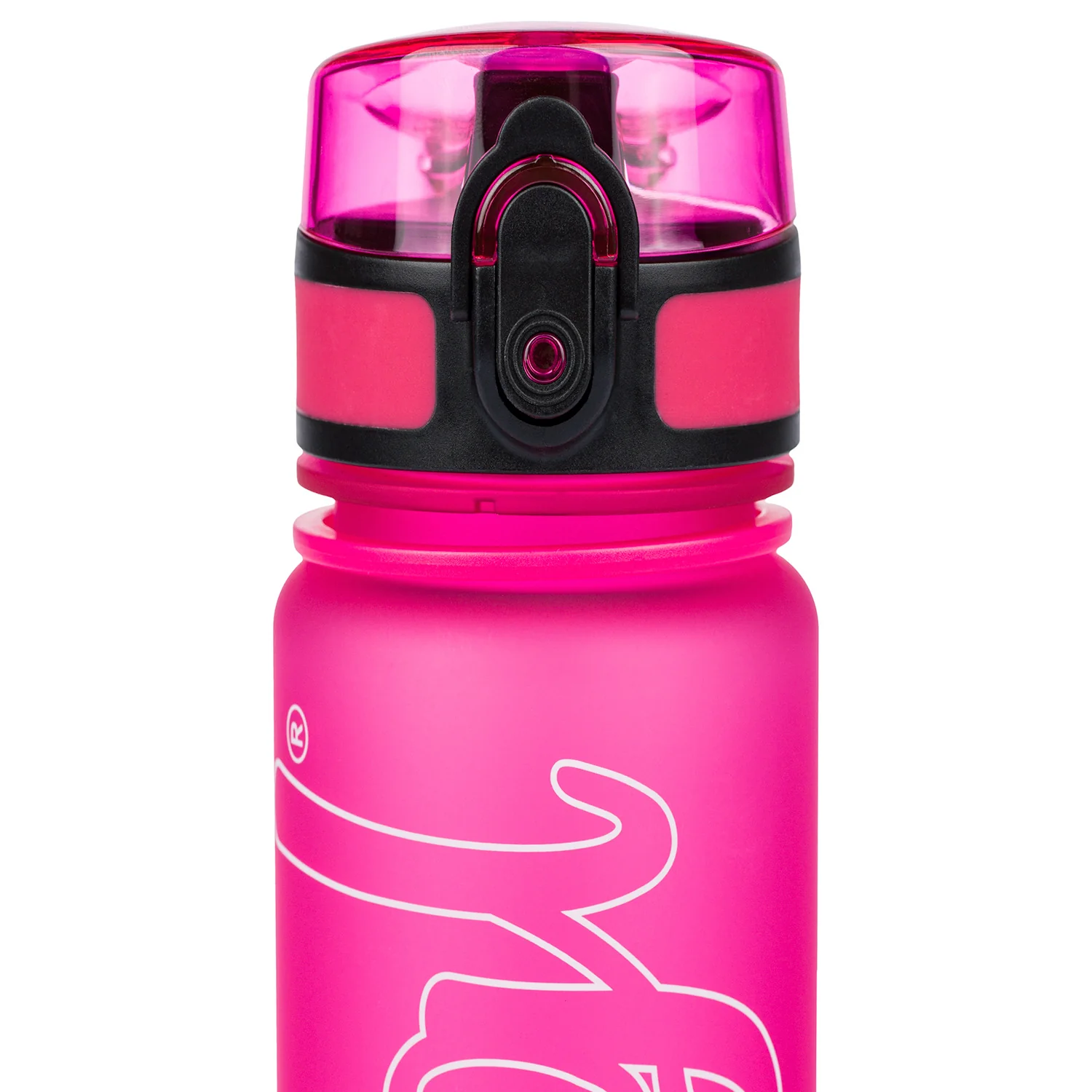 Baagl Tritanová láhev na pití Logo - růžová, 500 ml