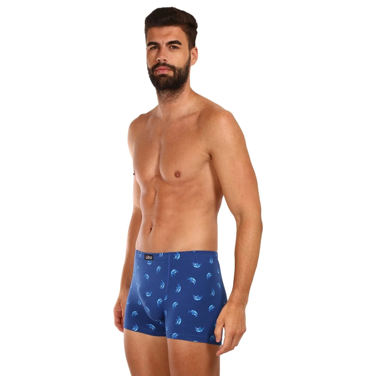 Gino Pánské boxerky modré (73121) M