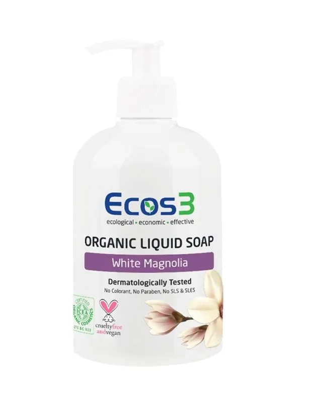 ECOS 3 Organické tekuté mýdlo Bílá magnolie 500 ml