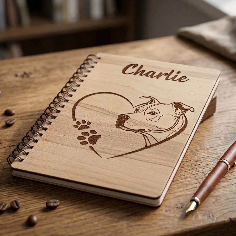 MA-NU Notýsek A5 srdce - linkovaný papír Jezevčík