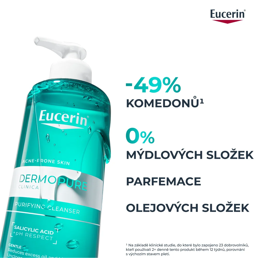 Eucerin DermoPure Clinical Hloubkově čisticí gel 400 ml