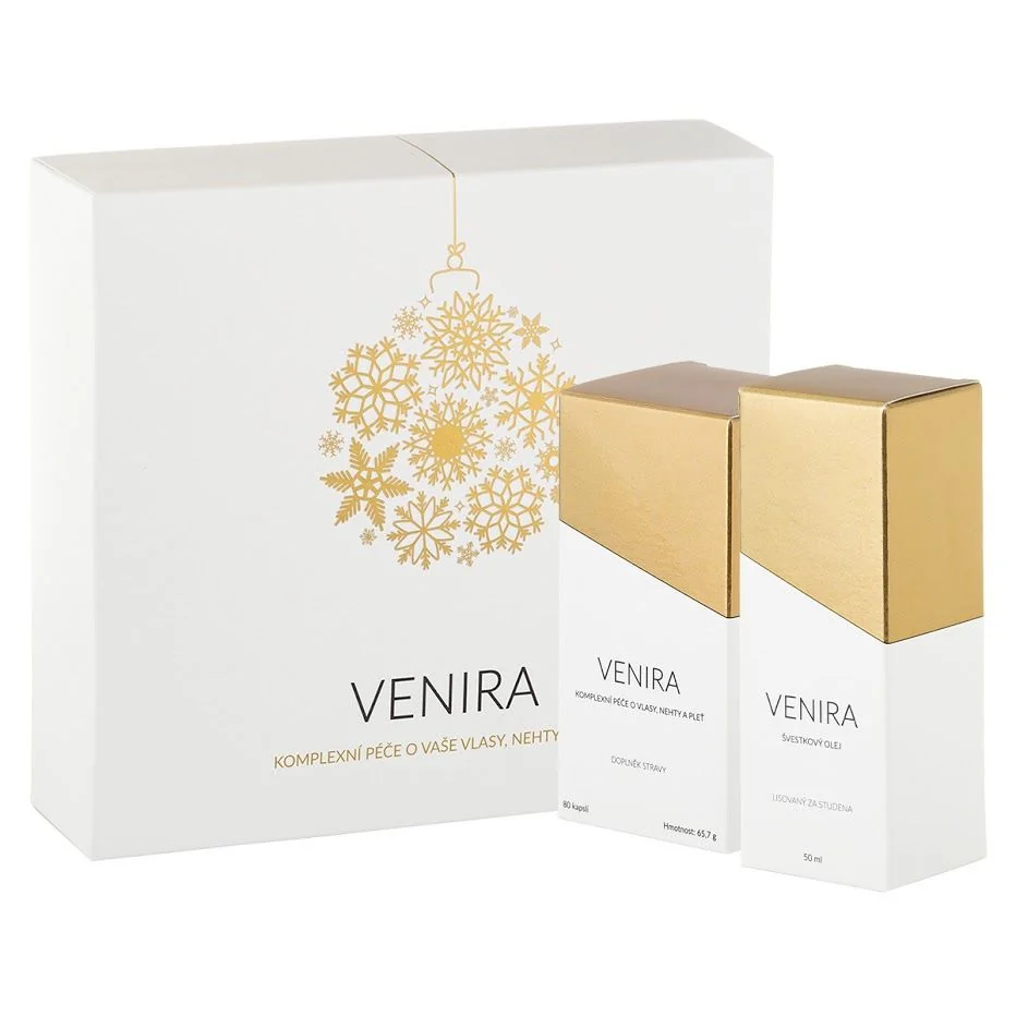 Venira 80 kapslí + Švestkový olej 50 ml dárkový set