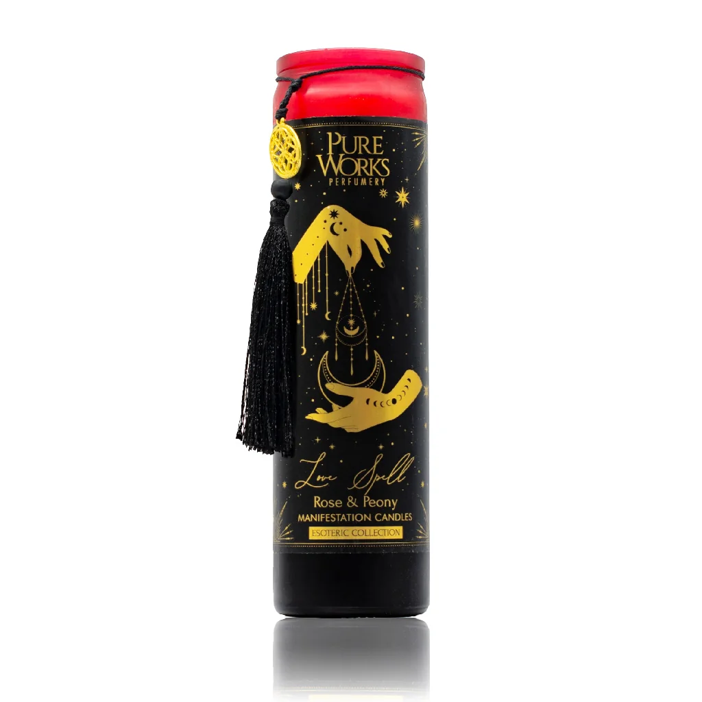 Song of India Vonná svíčka Pure Works - Rose & Peony 300 g