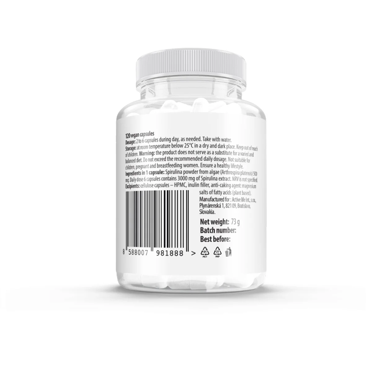 Zerex Spirullina 100+20 kapslí
