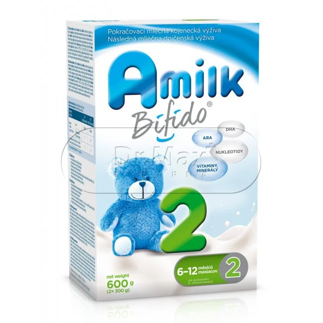 Amilk Bifido 2 kojenecká výživa 600 g 6–12 měsíců 