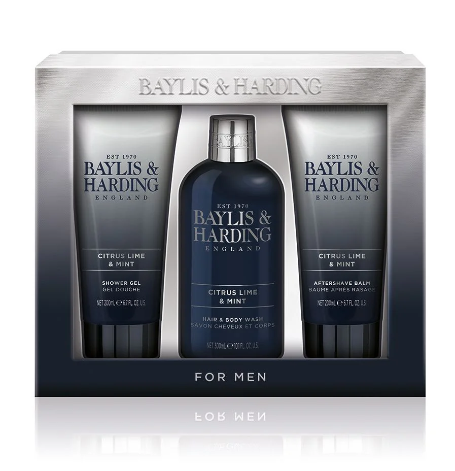 Baylis & Harding Limetka a Máta pánská sada péče o tělo 3 ks