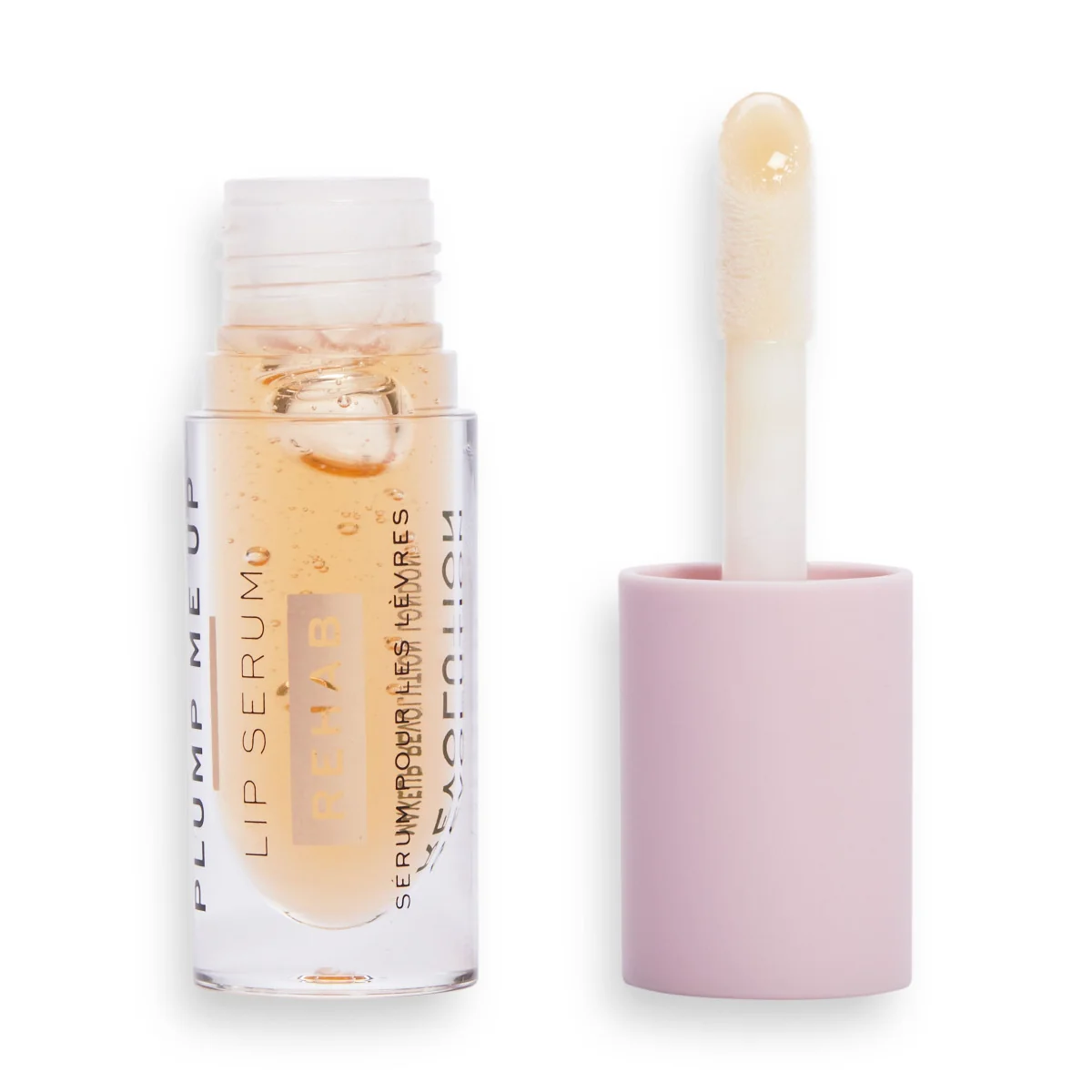 Makeup Revolution Rehab Plump Me Up Orange Glaze sérum na rty 4,6 ml