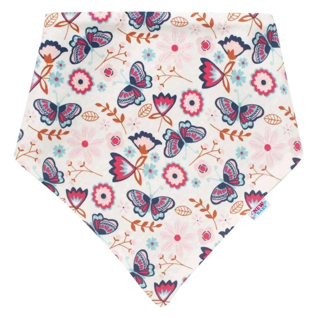New Baby Kojenecká čepička s šátkem na krk Missy modrá, vel. 92 (18-24m)