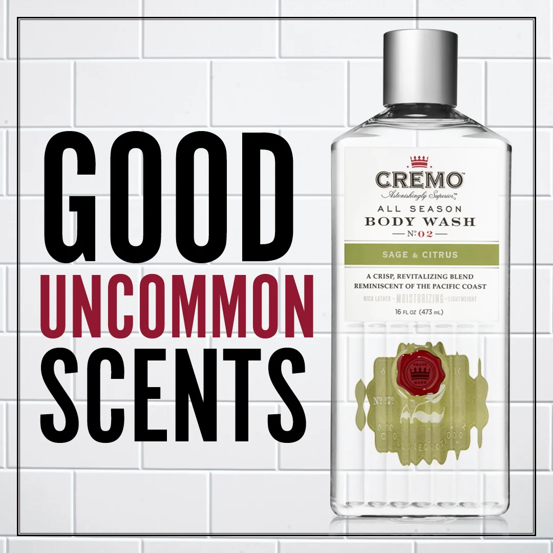 Cremo Sage & Citrus sprchový gel pro muže 473 ml