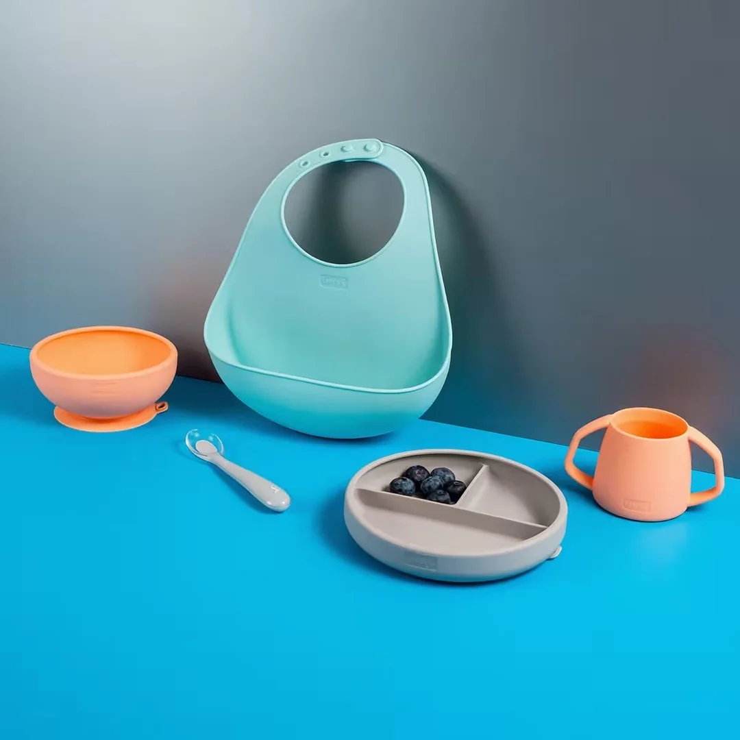 Lurch dětská silikonová miska apricot (00280031