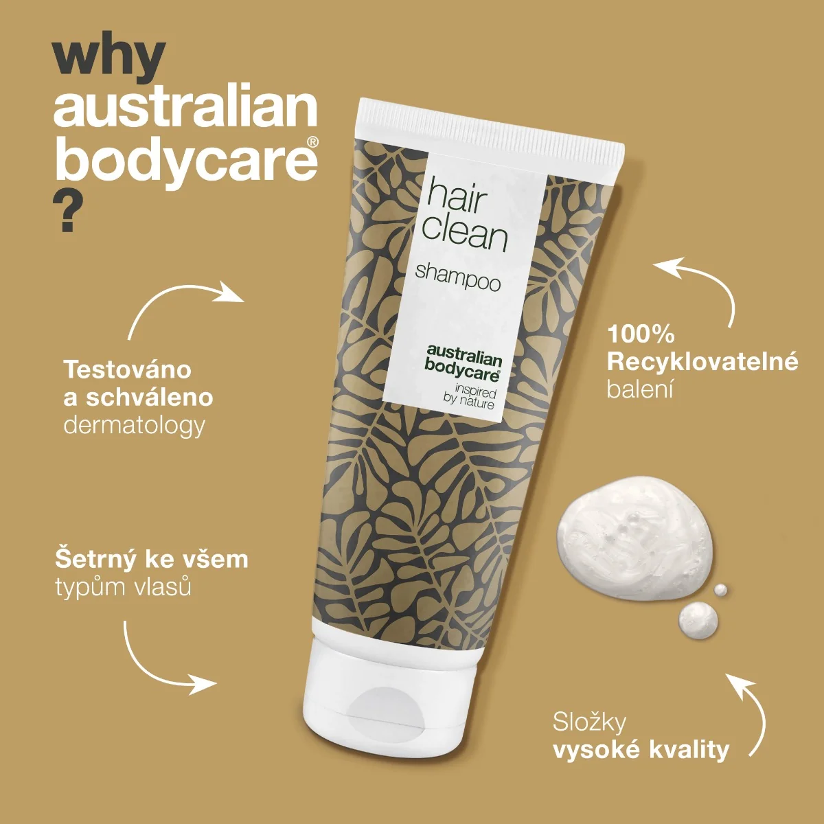 Australian Bodycare Hair Clean šampon proti lupům s Tea Tree olejem 200 ml