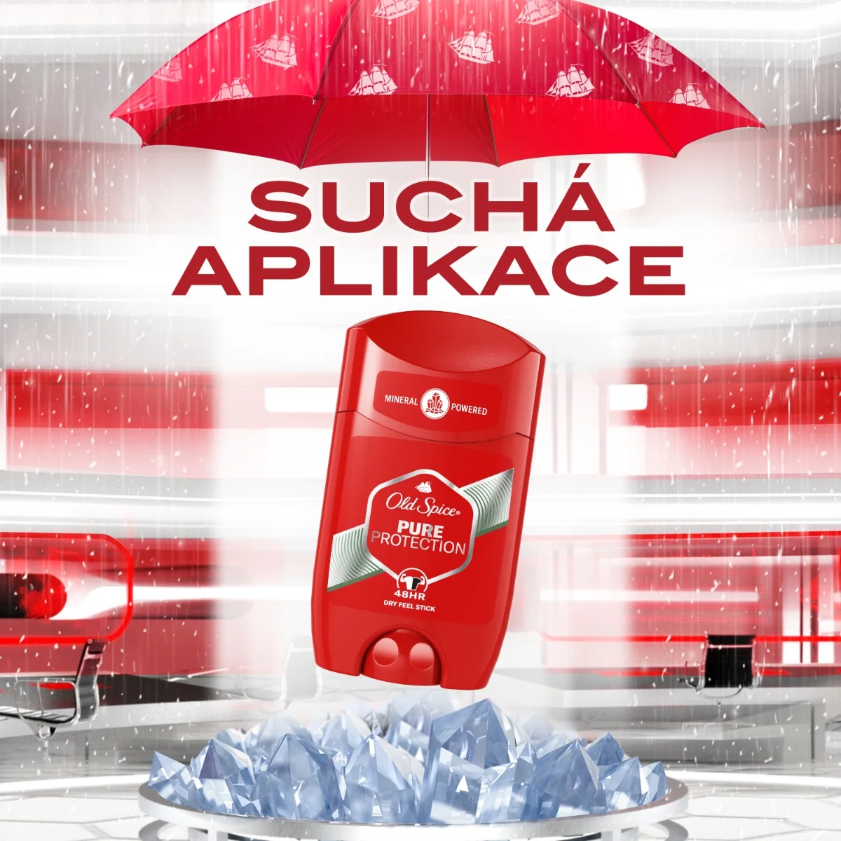 Old Spice Pure Protect Pánský tuhý deodorant 65 ml