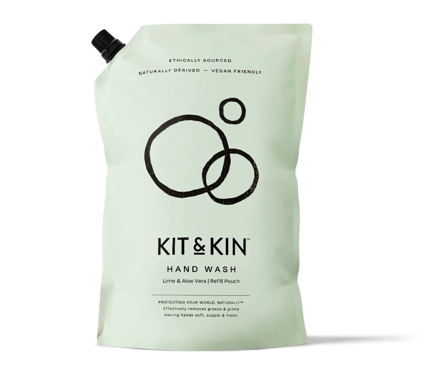 Kit & Kin Mýdlo na ruce Lime & Aloe Vera náplň 1 l