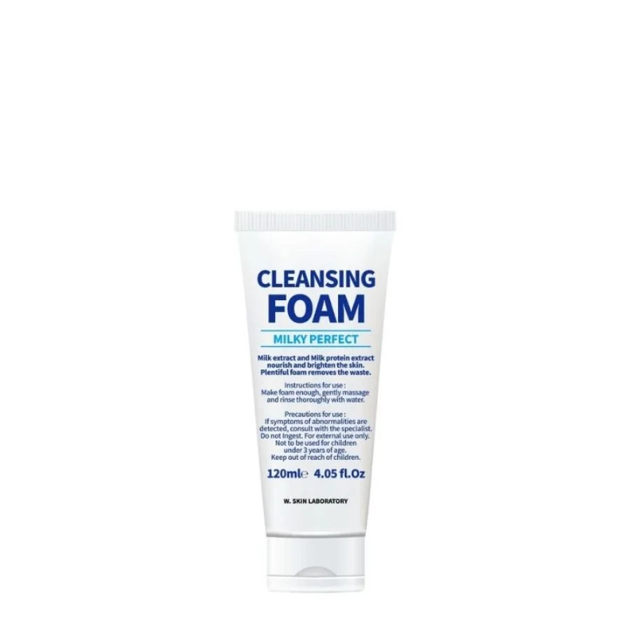 W.Skin Laboratory Čisticí pěna s mléčnými proteiny 120 ml
