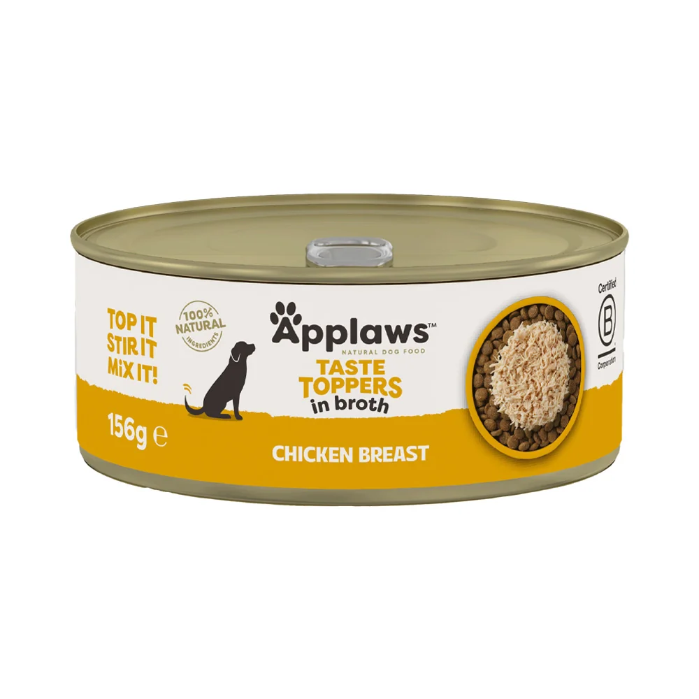 Applaws Dog Taste Toppers in Broth Kuřecí prsa konzerva 156 g