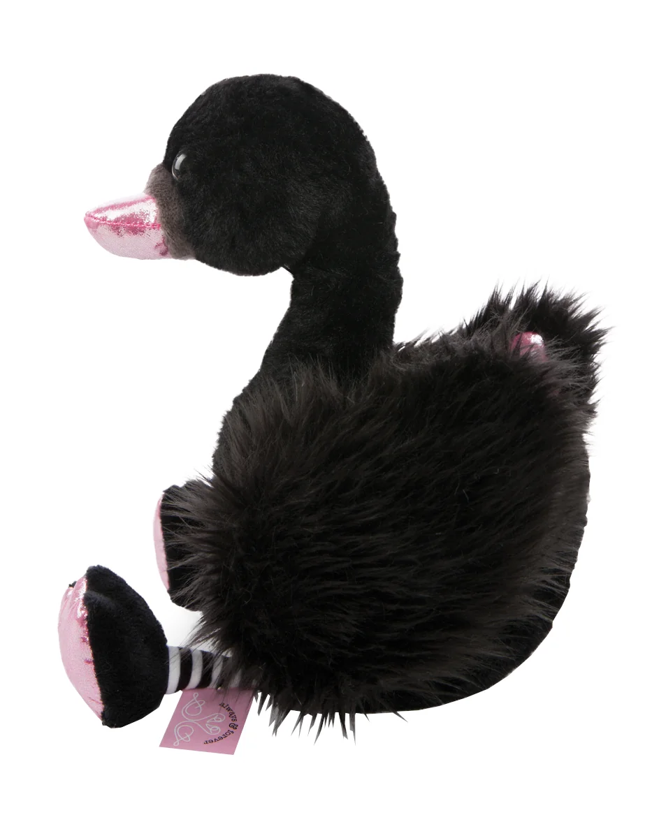 Nici Plyš Love Černá labuť 35cm, GREEN