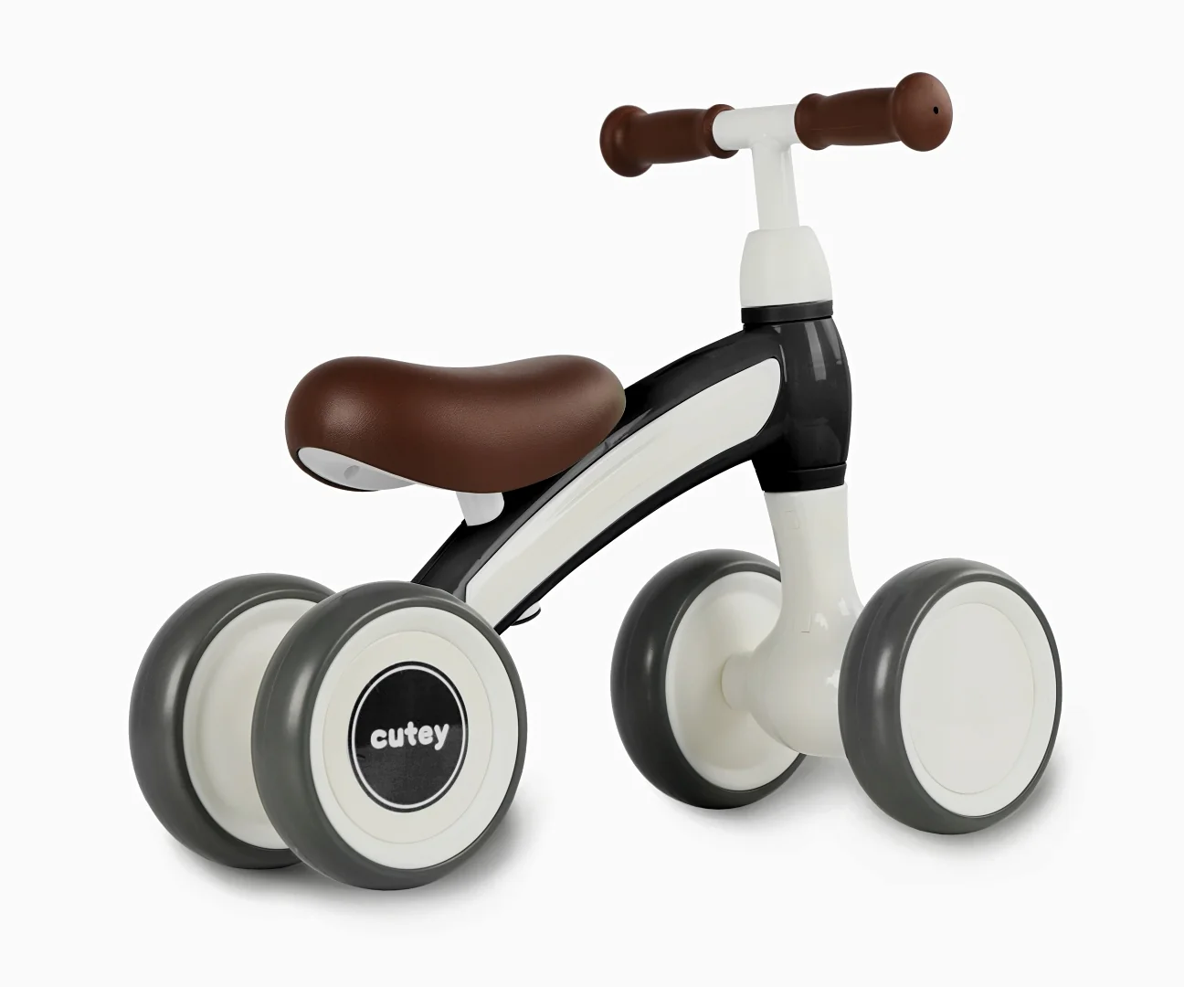 Milly Mally Dětské odrážedlo CUTEY Retro – první odrážedlo, černé