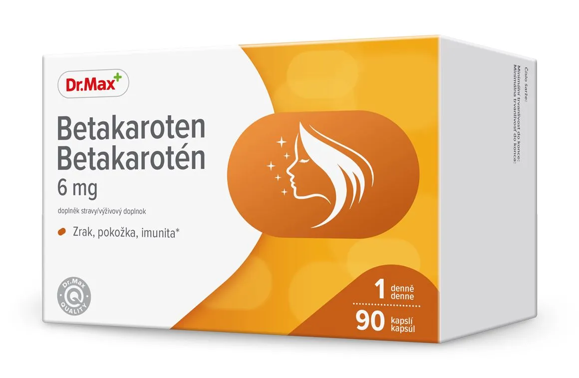 Dr. Max Betakaroten 6 mg 90 kapslí