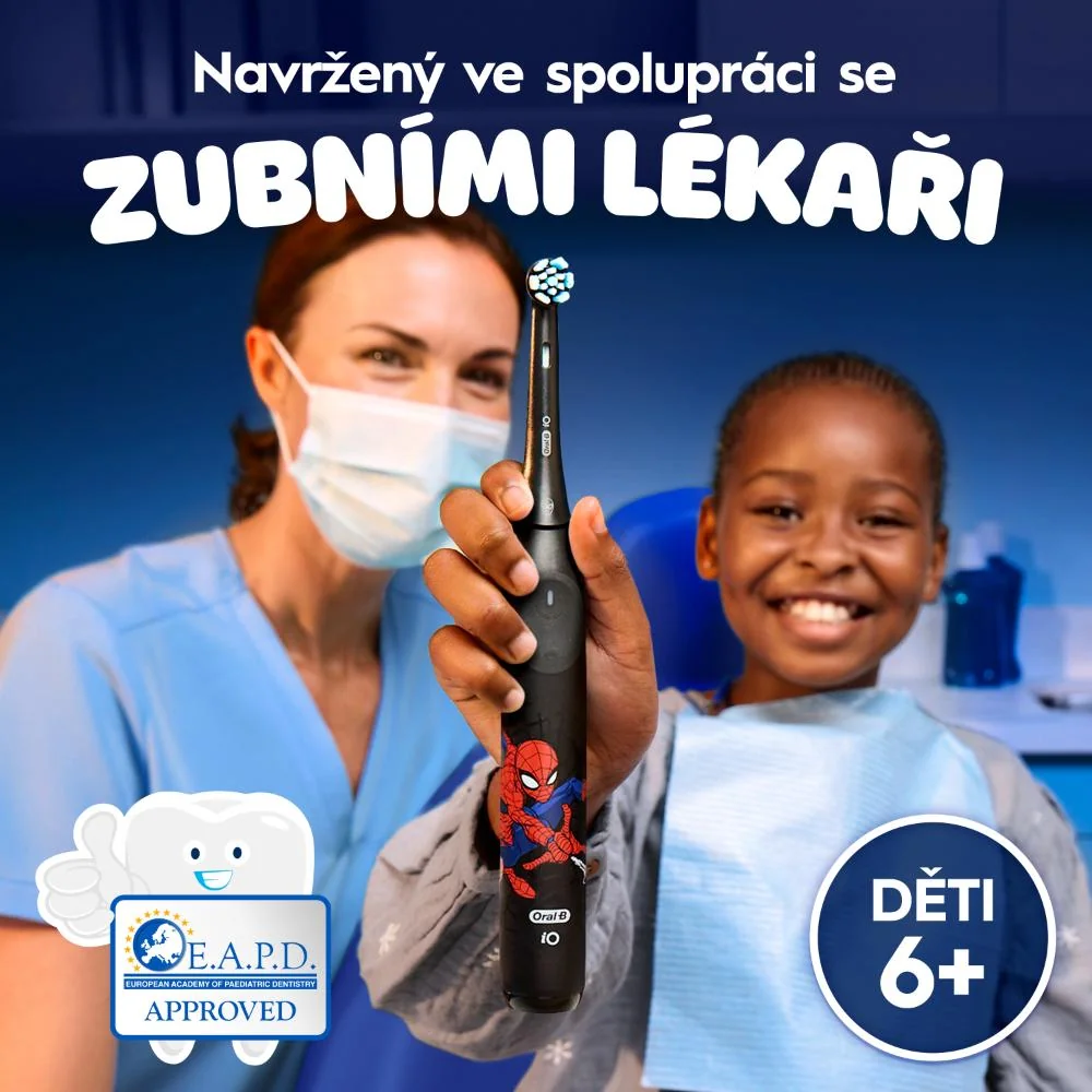 Oral-B iO Kids 6+ Spiderman náhradní hlavice 4 ks