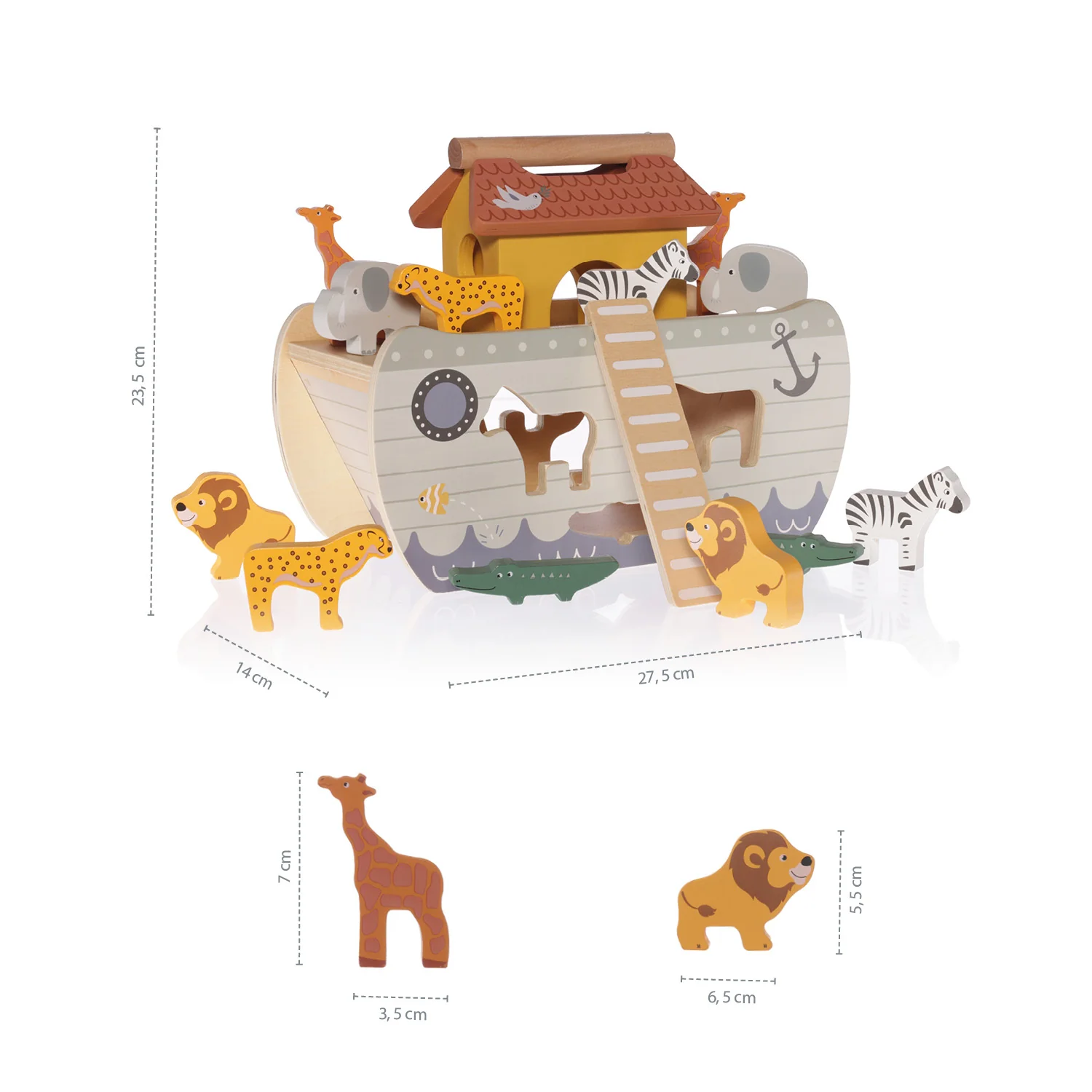 Zopa Dřevěná vkládačka archa, Wood