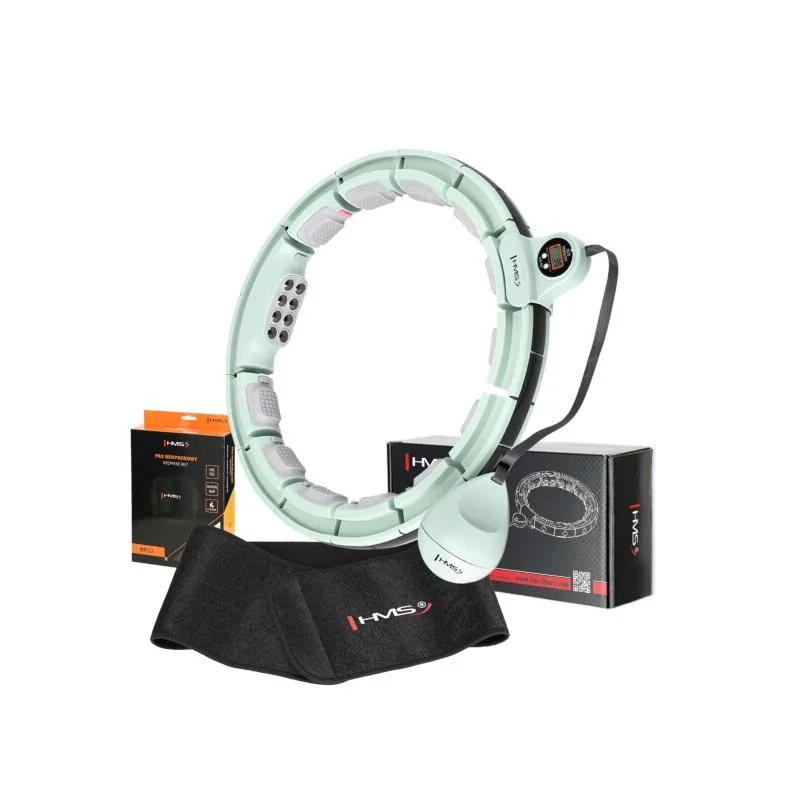 HMS Sada masážní hula hoop HHM13 se závažím, magnety a počítadlem.