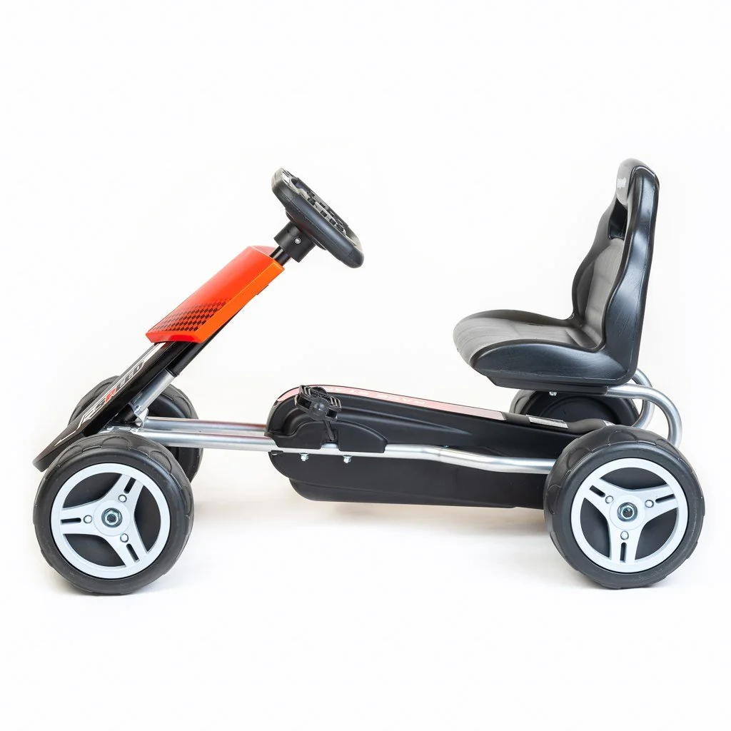 Baby Mix Dětská šlapací motokára Go-kart  Speedy červená
