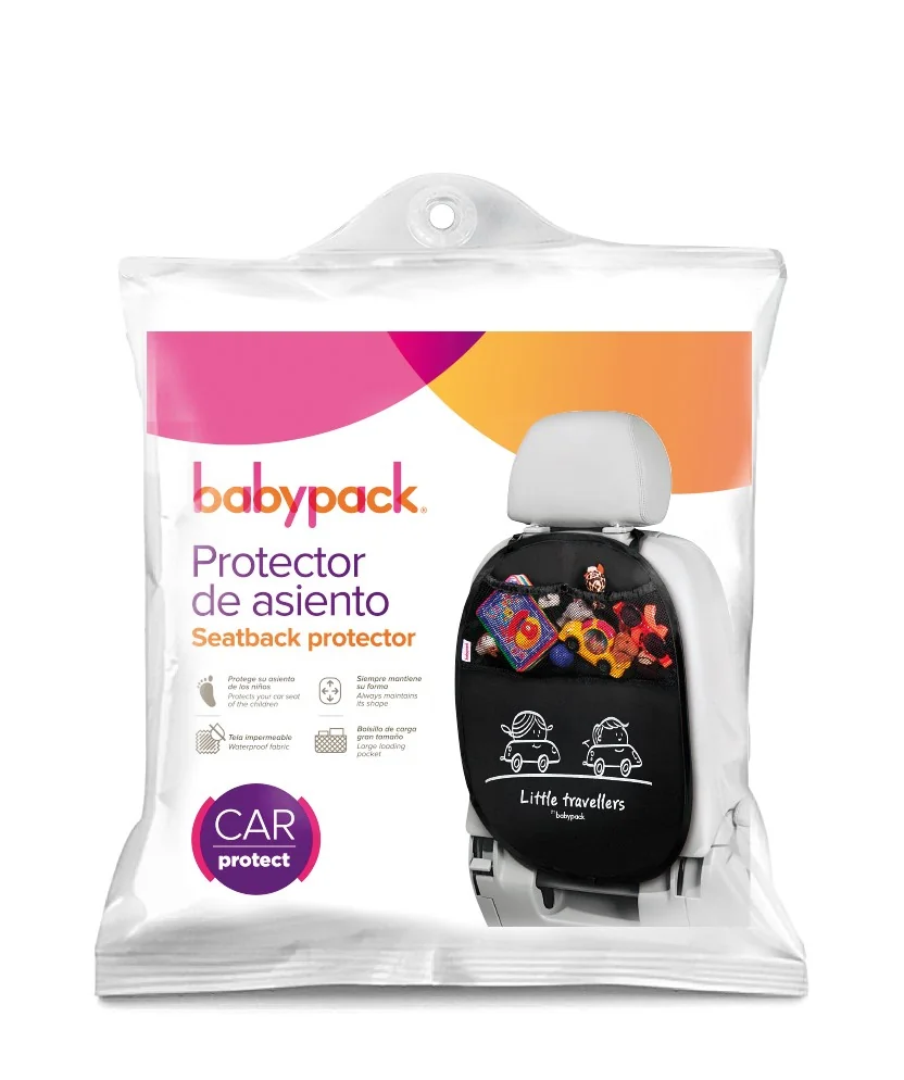 Babypack Organizér/ochrana sedadla,černý 