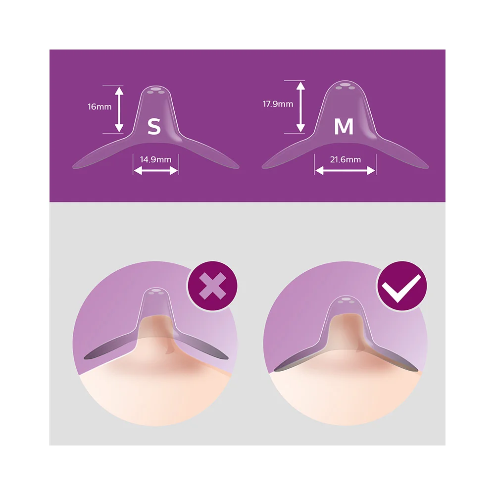 Philips Avent Chránič prsních bradavek medium 2 ks + pouzdro
