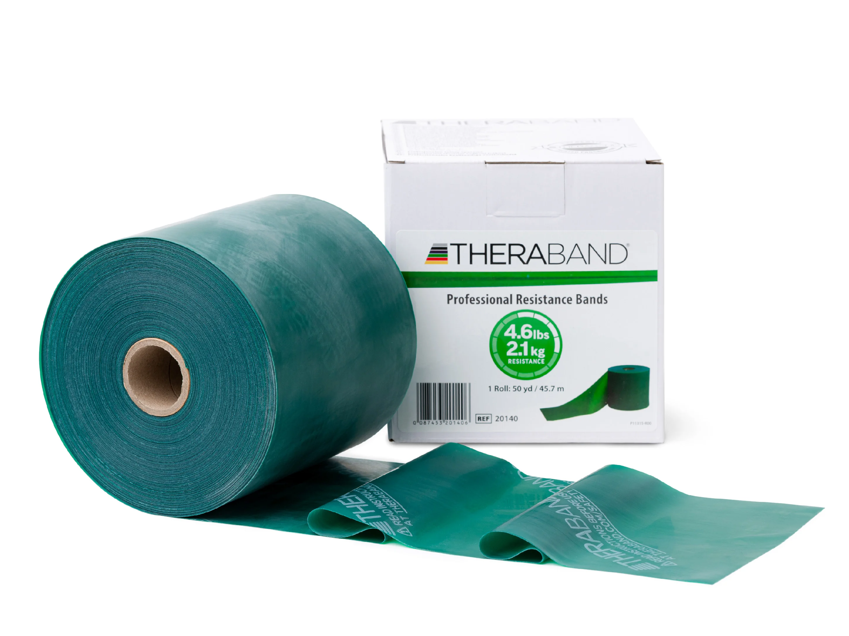 Thera-Band Posilovací guma 45,5 m, zelená, silná