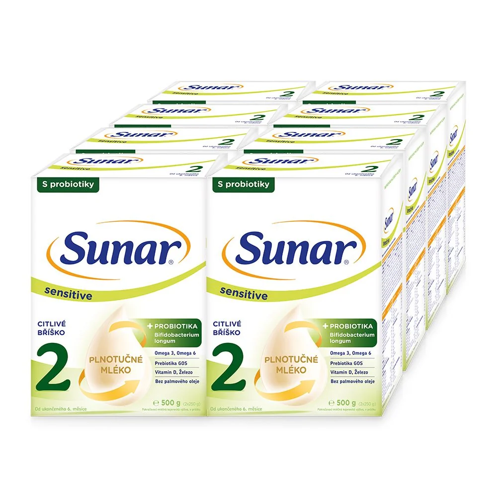Sunar Sensitive 2 8x500 g