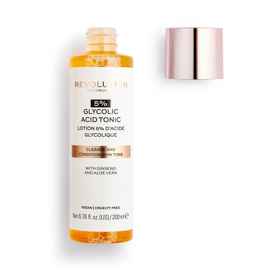 Revolution Skincare 5% Glycolic Acid pleťové tonikum 200 ml