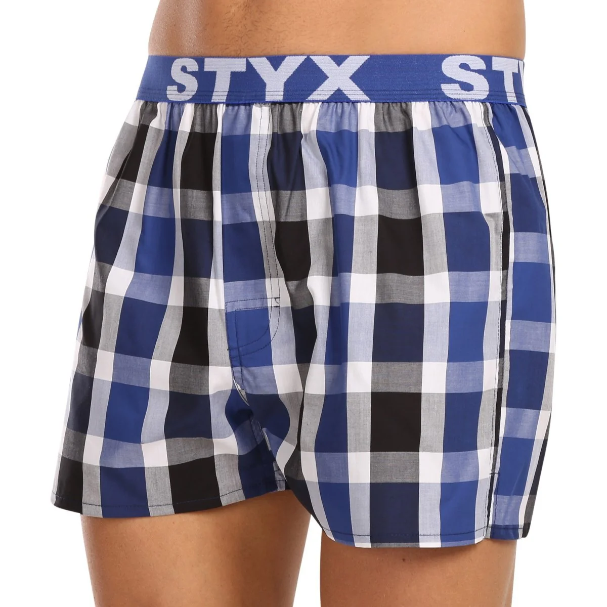 Styx 3PACK pánské trenky sportovní guma vícebarevné (3B100619) XL
