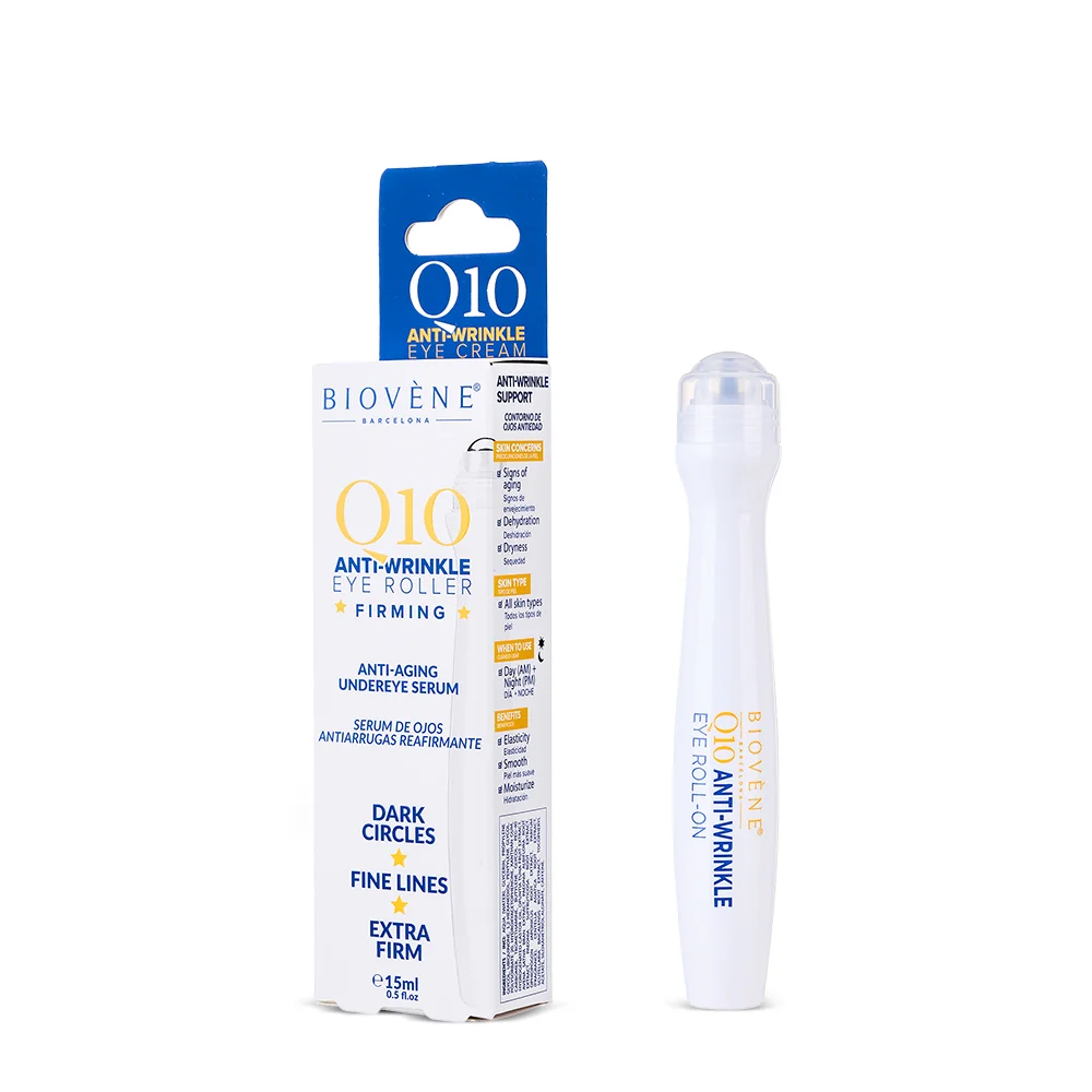 BIOVÉNE Anti-Wrinkle Q10 Extra Firming zpevňující roll-on oční sérum 15 ml