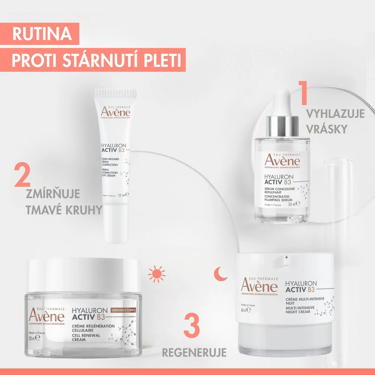 Avène Hyaluron Activ B3 Pleťový krém 50 ml