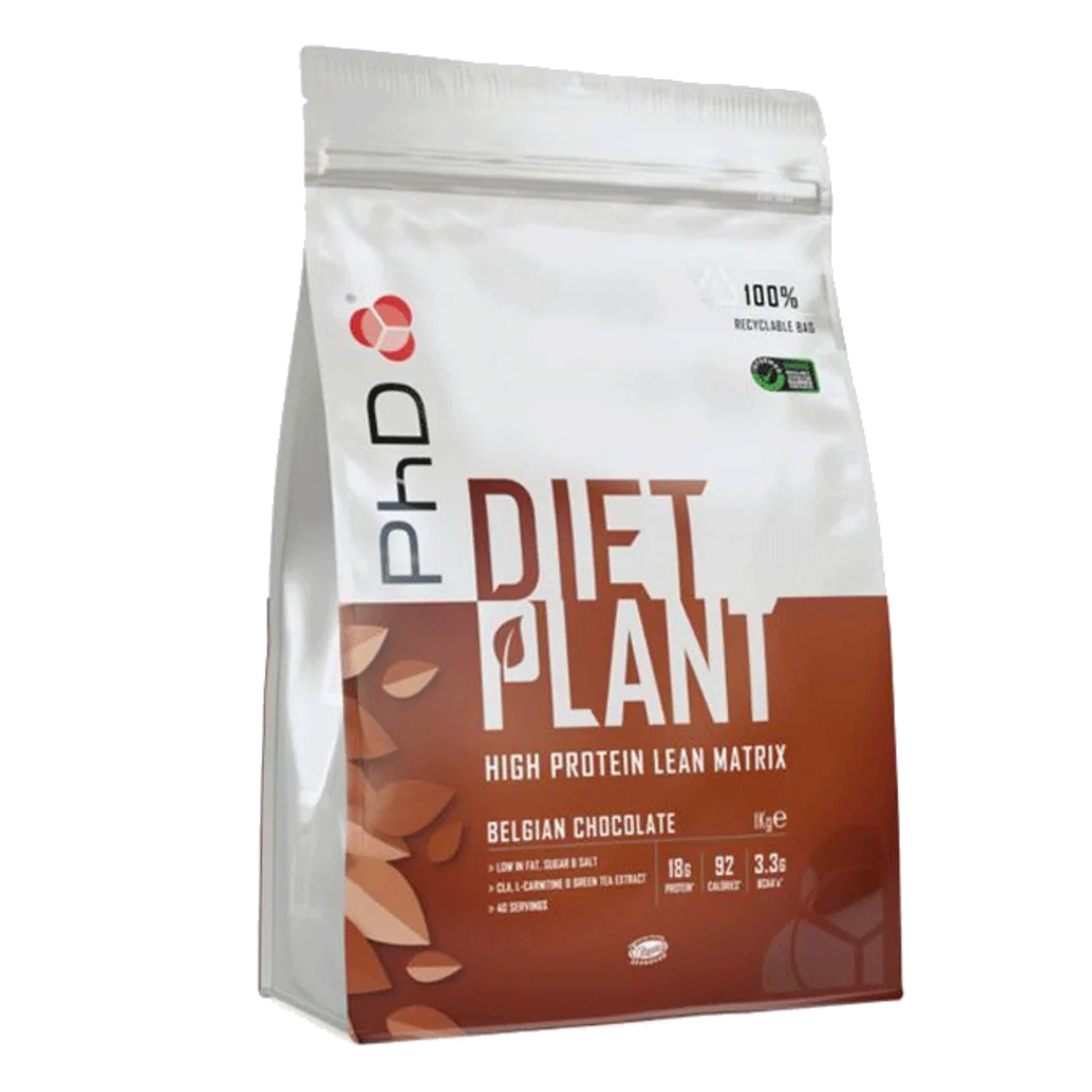 PhD Nutrition Diet Plant Protein 1000g - belgická čokoláda