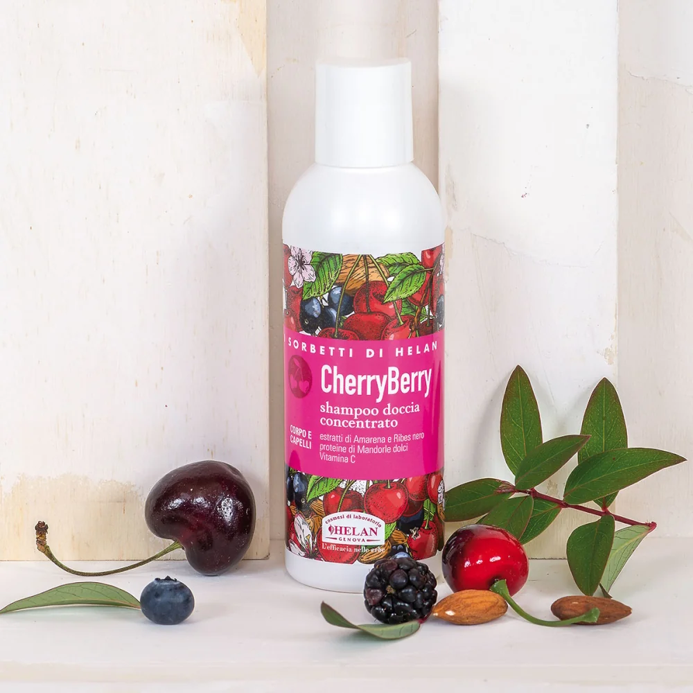 HELAN Sorbetti CherryBerry Sprchový gel a šampon 2v1 150 ml