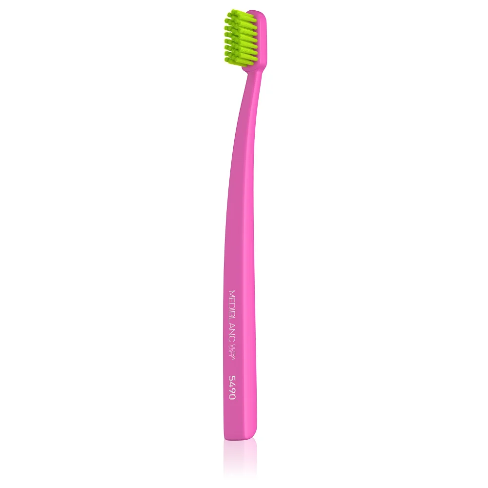 MEDIBLANC Zubní kartáček Ultra Soft 2 ks růžová + modrá
