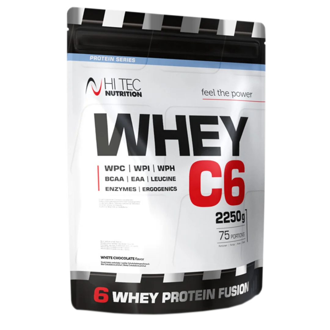 HiTec Nutrition Whey C-6 2,25kg - bílá čokoláda