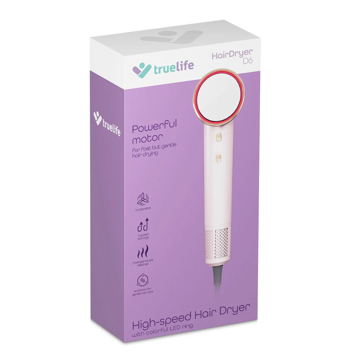 Truelife HairDryer D6 fén s ionizátorem