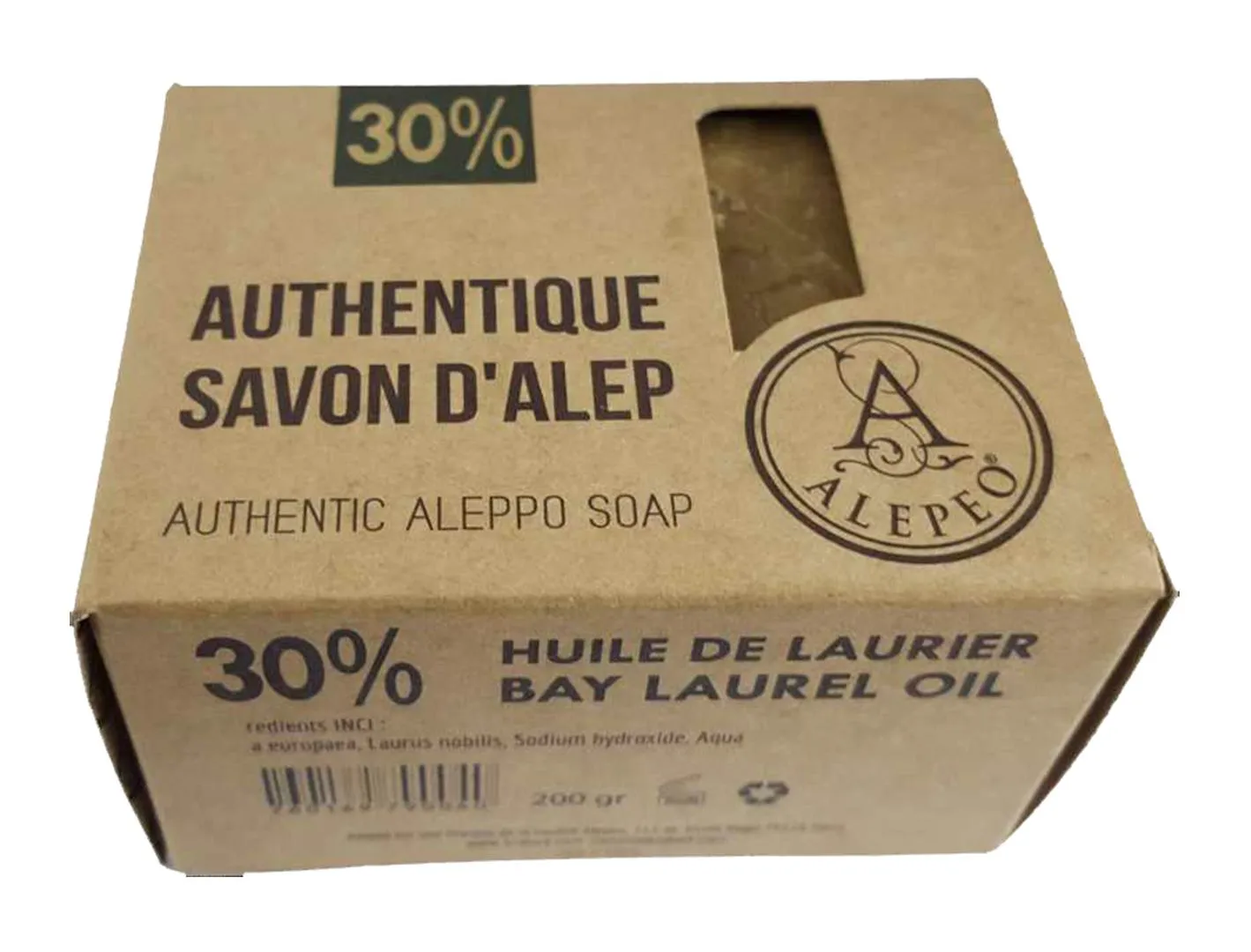 ALEPEO Tradiční mýdlo s vavřínovým olejem 30%