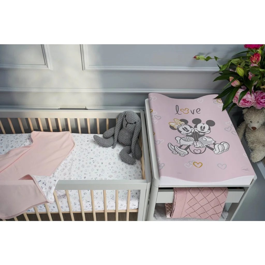 Ceba Podložka přebalovací měkká COSY (50x70) Disney Minnie & Mickey Pink
