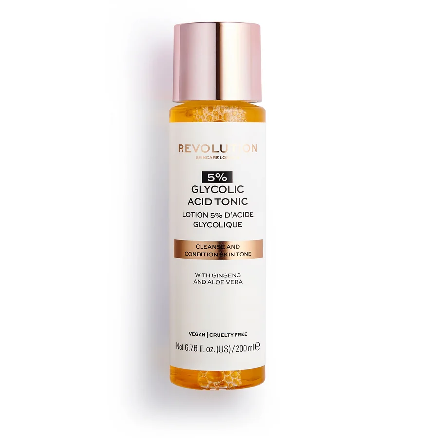 Revolution Skincare 5% Glycolic Acid pleťové tonikum 200 ml