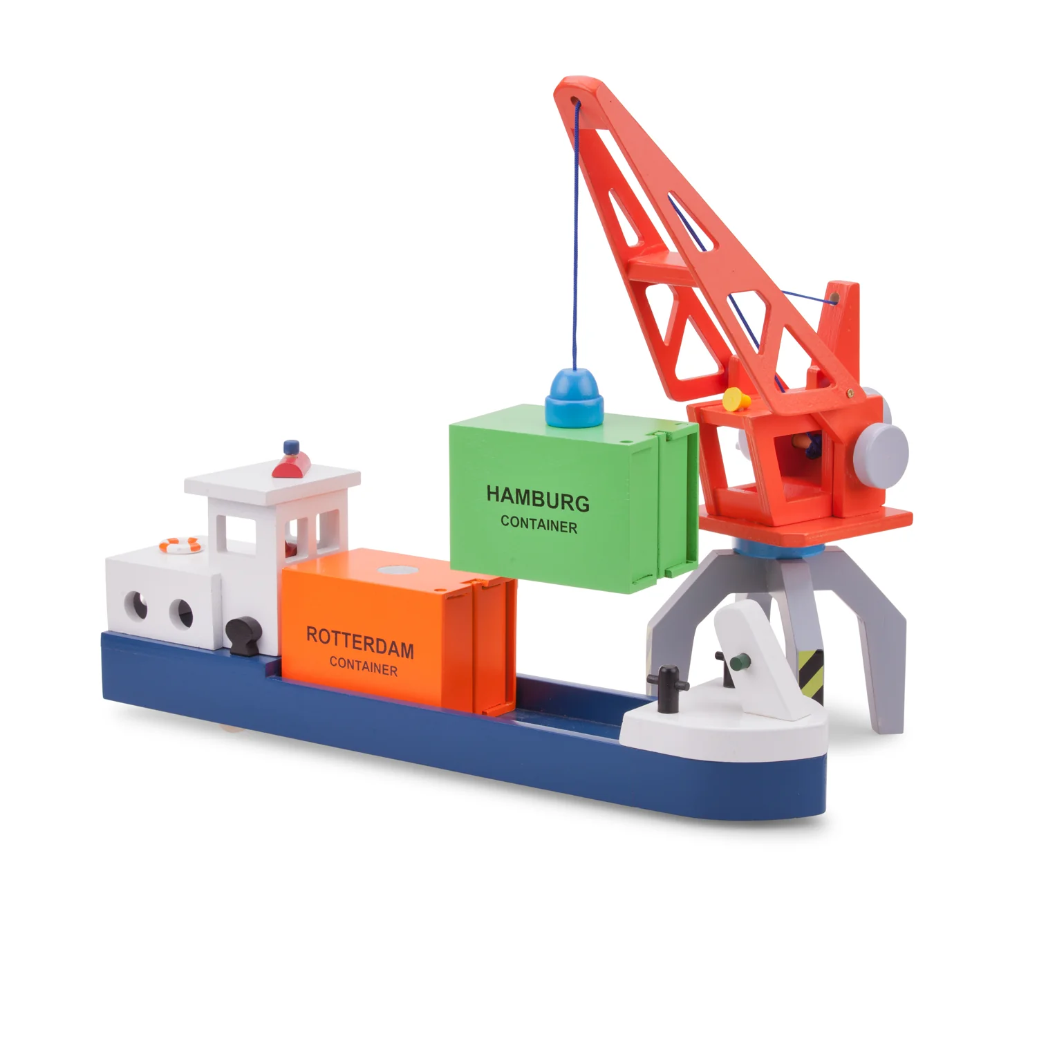 New Classic Toys Kontejnerový jeřáb - Harbor Line