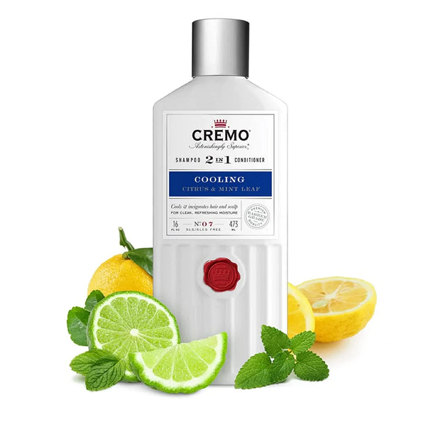 Cremo Citrus & Mint Leaf 2v1 šampon a kondicionér 473 ml