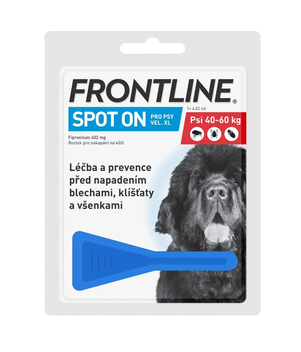 FRONTLINE SPOT-ON pro psy 40-60 kg (XL) 1 pipeta